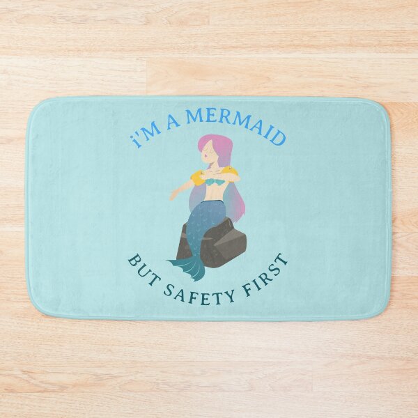 Item preview, I'm a Mermaid but Safety First- Mermaid with floaters designed and sold by EvaWolf.