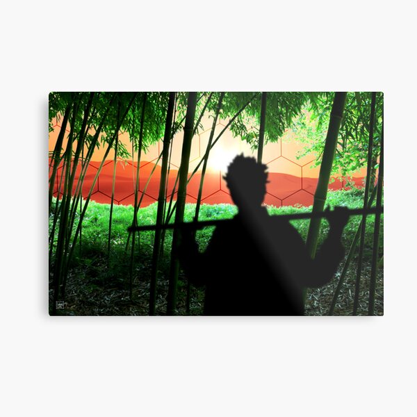 Bamboo Culture on Mars Metal Print
