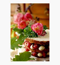 Anne's cake avec la vraie vanille Photographic Print