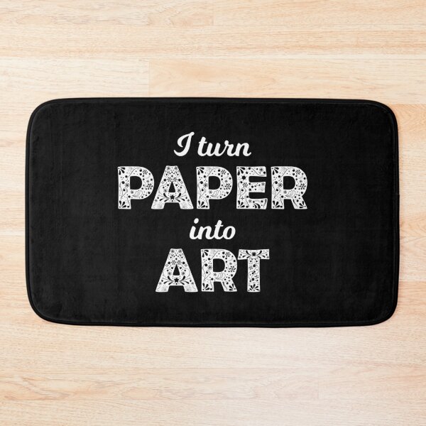 Item preview, I Turn Paper Into Art Funny Papercutting print designed and sold by jakehughes2015.