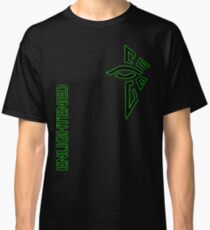 Ingress Enlightened with text Classic T-Shirt