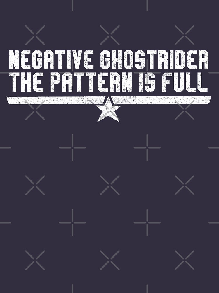 Buy Negative Ghostrider the Pattern is Full Vintage T-shirt Top