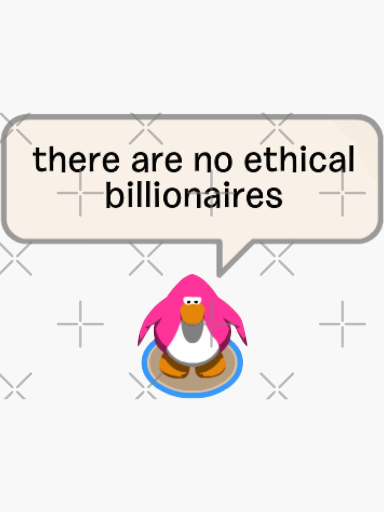 Aesthetic kawaii meme club Penguin sticker y2k