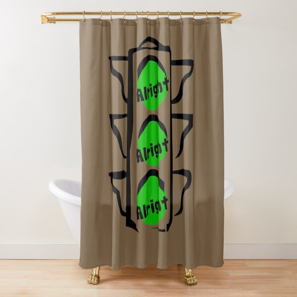 Matthew McConaughey Book Greenlights Alright Alright Alright Shower Curtain