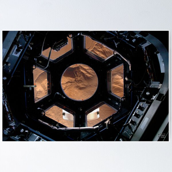 Orbiting Mars Poster
