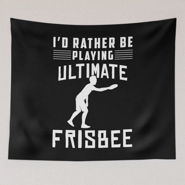Item preview, Funny Player Id Rather Be Playing Ultimate Frisbee print designed and sold by jakehughes2015.