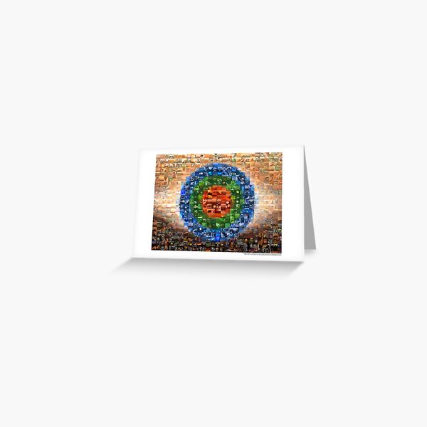 The Mars Trilogy Mosaic Greeting Card