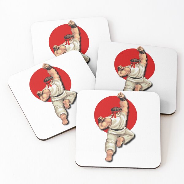 Item preview, Street Fighter's Ryu Punching Against The Japanese Sun designed and sold by Popping-Culture.