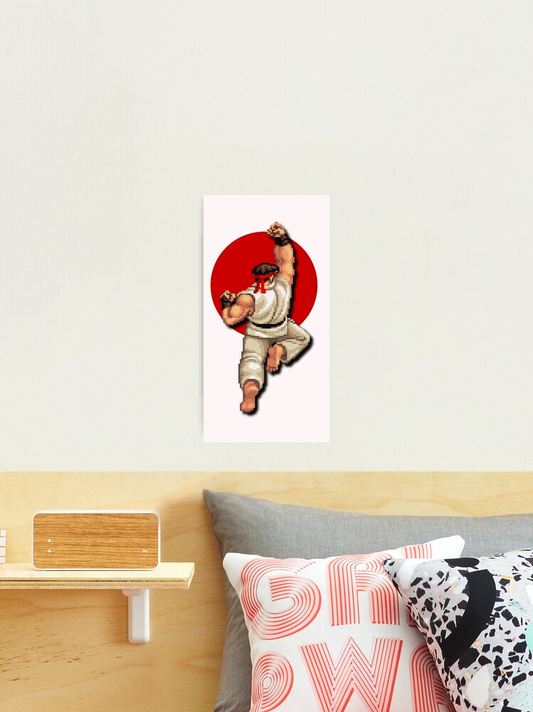 Street Fighter's Ryu Punching Against The Japanese Sun Poster for Sale by  Popping-Culture