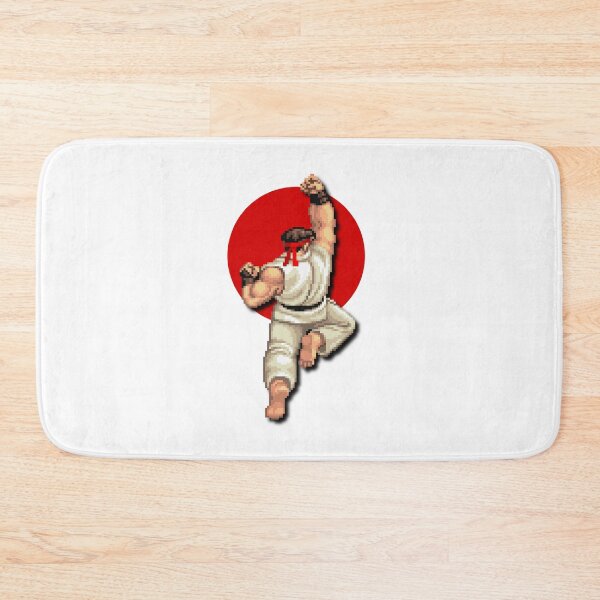Item preview, Street Fighter's Ryu Punching Against The Japanese Sun designed and sold by Popping-Culture.