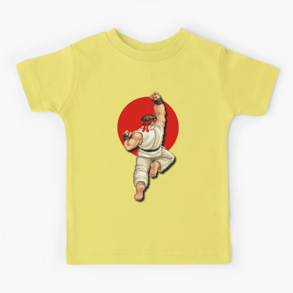 Street Fighter's Ryu Punching Against The Japanese Sun