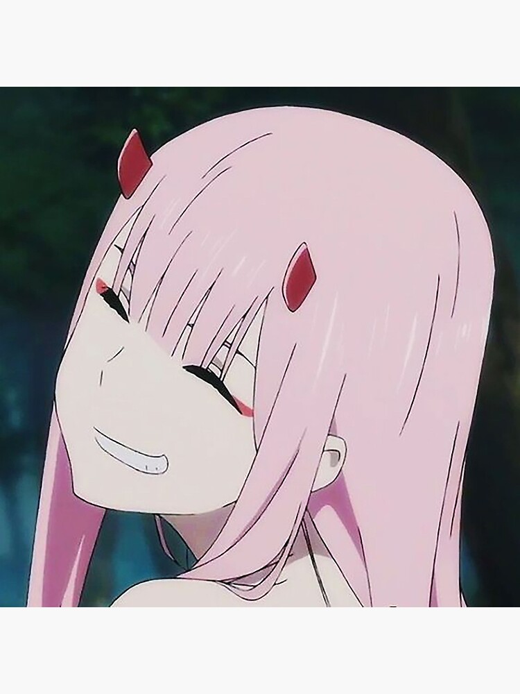 Here's a pic of Zero Two smiling to warm your day up : r