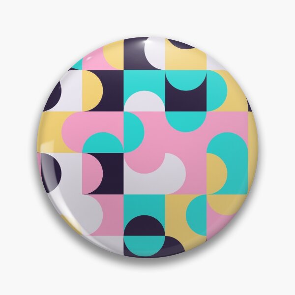 Artikelvorschau, Geometrische bunte Kunstmuster entworfen und verkauft von Stop Motion Print.