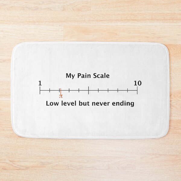 Item preview, Pain Scale: Pi designed and sold by StillInBeta.