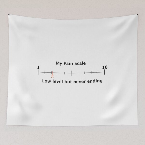 Item preview, Pain Scale: Pi designed and sold by StillInBeta.