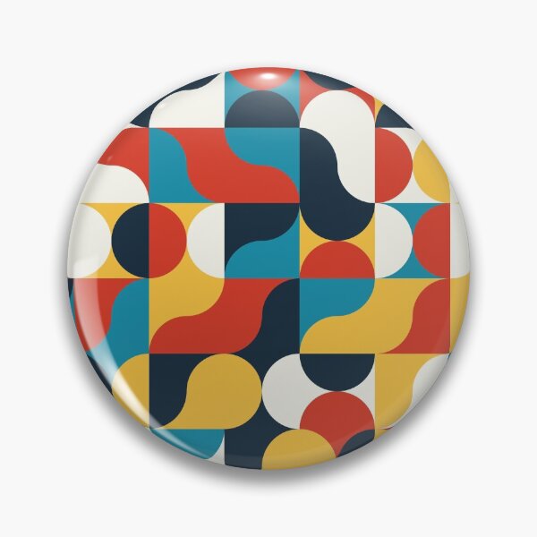 Artikelvorschau, Geometrische bunte Kunstmuster entworfen und verkauft von Stop Motion Print.
