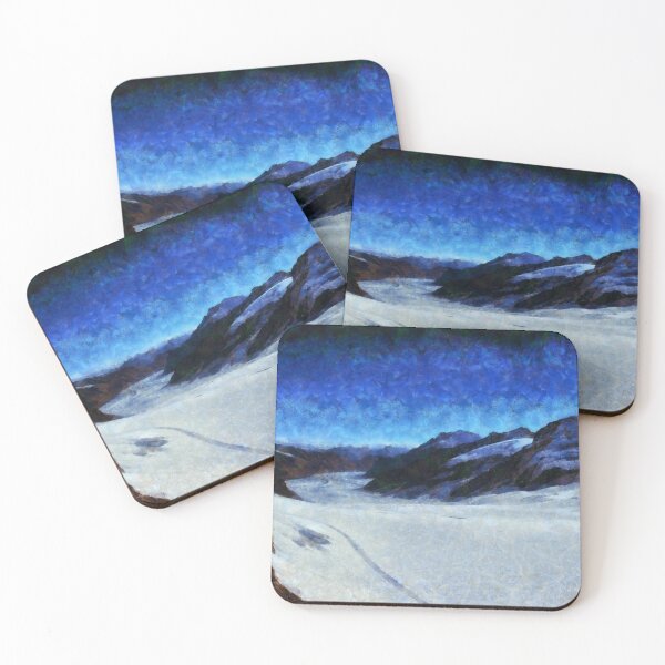 Item preview, Darkness starting to descend onto a glacier designed and sold by ashishagarwal74.