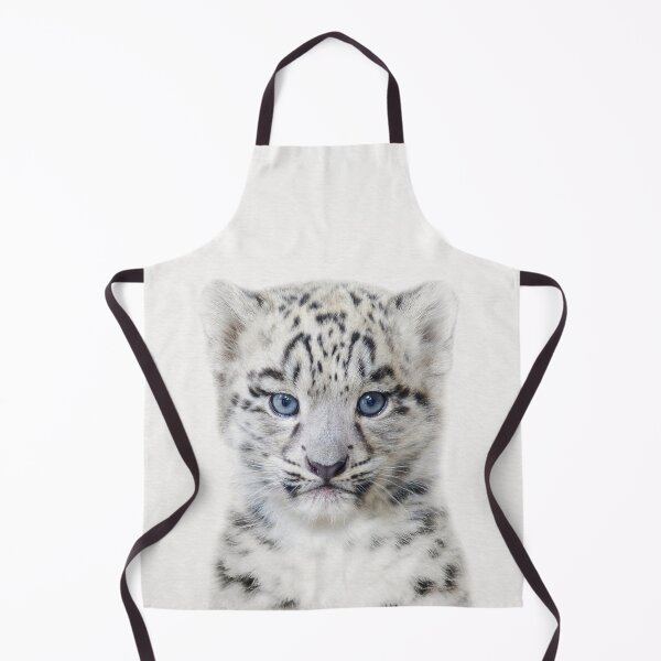 Item preview, Baby Snow Leopard, Baby Animals Art Print by Synplus designed and sold by synplus.