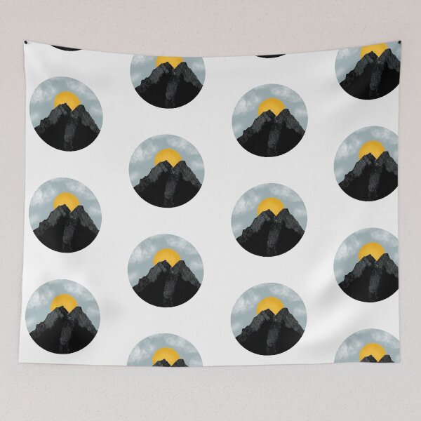 Item preview, mountains (blue sky) designed and sold by chloemadesigns.