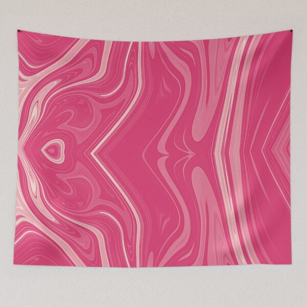 Item preview, Pink Liquid effect with mirrored heart//colorful water drops effect designed and sold by Aishwarya  Singh.