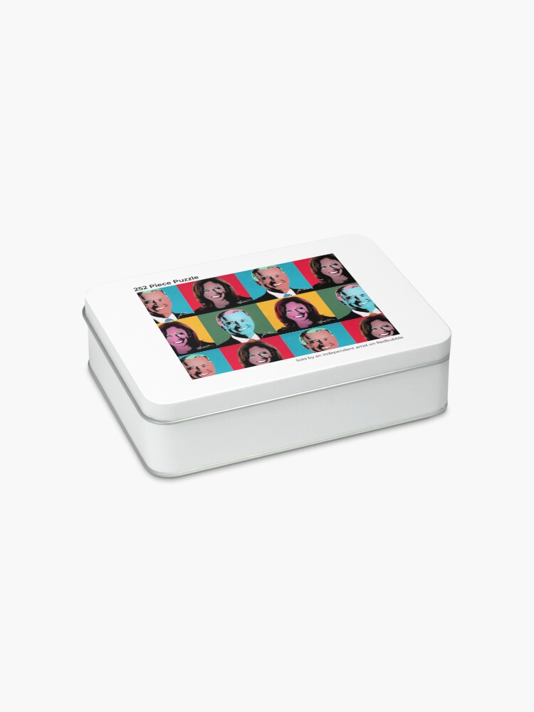 Alternate view of BIDEN HARRIS Pop Art Portrait Jigsaw Puzzle
