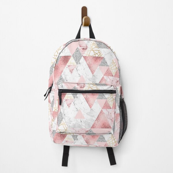 Item preview, Modern lush pink rose geometric triangle design designed and sold by NordicSommer.