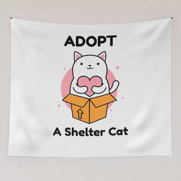 Item preview, Adopt A Shelter Cat  designed and sold by DigitalEffects.