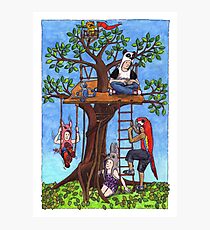 KMAY Hoodkid Treehouse Photographic Print