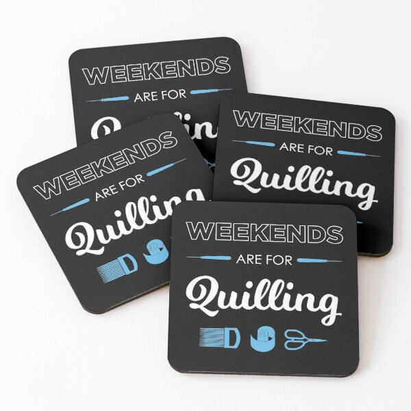 Item preview, Funny Quiller Tools Weekends Are For Quilling design designed and sold by jakehughes2015.