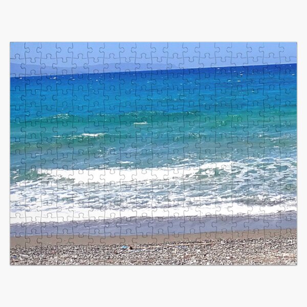 A Rocky Beach In Greece Jigsaw Puzzle