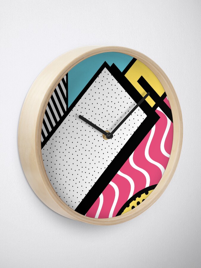 Abstract 80s memphis pop art style graphics