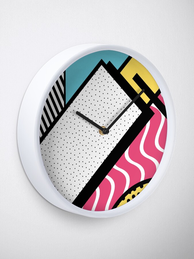 Abstract 80s memphis pop art style graphics