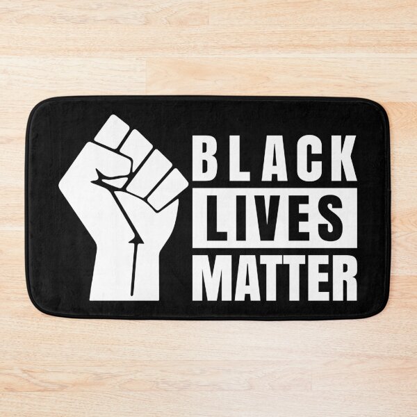 Item preview, BLACK LIVES MATTER Fist Logo White 3 designed and sold by danstel.