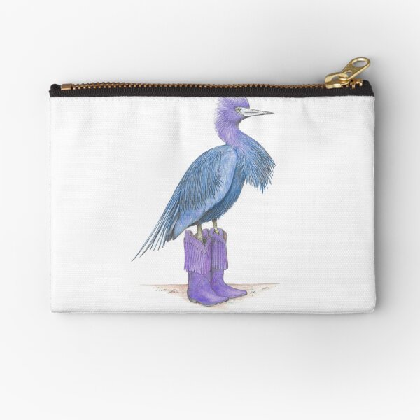 Item preview, Little blue heron in cowgirl boots designed and sold by JimsBirds.