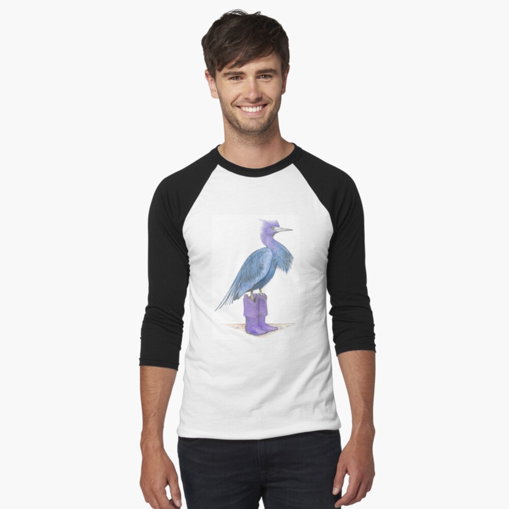 Item preview, Baseball ¾ Sleeve T-Shirt designed and sold by JimsBirds.