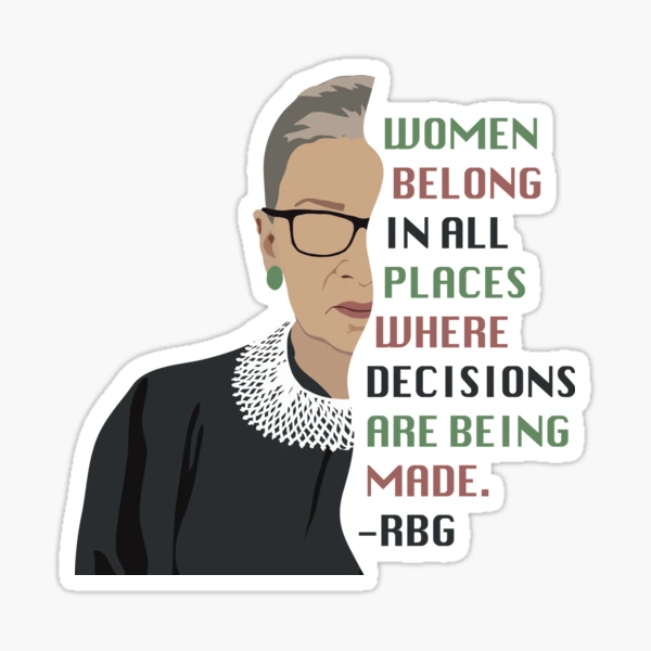 RBG Blanket, Ruth Bader Ginsburg Blanket, Feminist Blanket, Women Belong in  All Places Where Decisions Are Being Made, Feminist Gift -  Canada