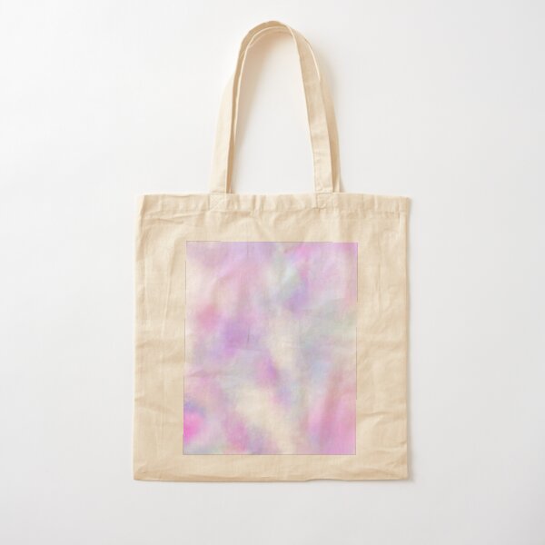 pink tie dye tote bag