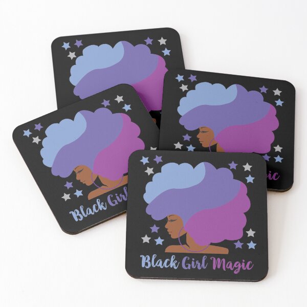 Item preview, Black Girl Magic Afro Stars designed and sold by blackartmatters.