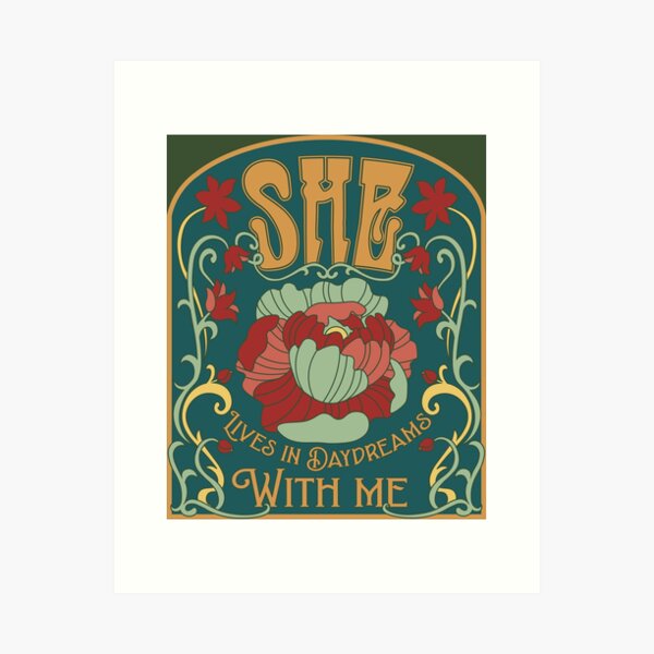 SIE (Jugendstil-Version) Kunstdruck