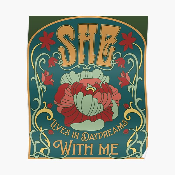 SHE (Art Nouveau Version) Poster
