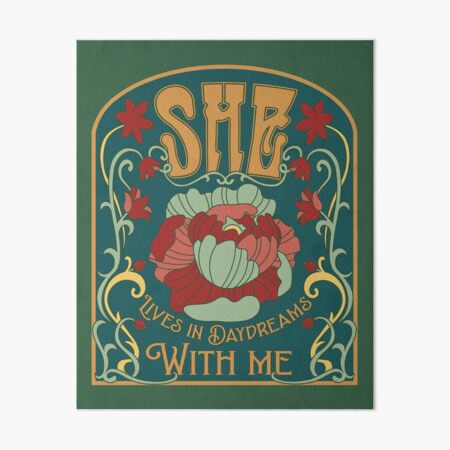 SHE (Art Nouveau Version) Art Board Print