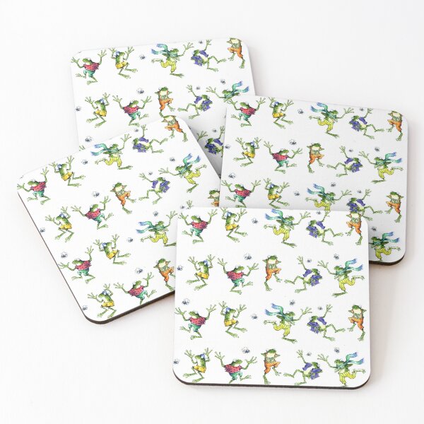 Item preview, Dancing Frogs designed and sold by Rebecca Thornburgh.