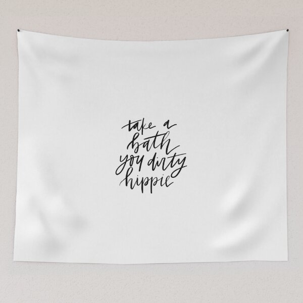 Item preview, Take a Bath You Dirty Hippie designed and sold by Hanna Joines.
