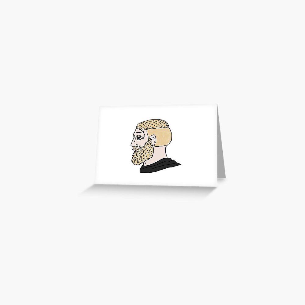 Chad Meme Face Magnet for Sale by EtherSales