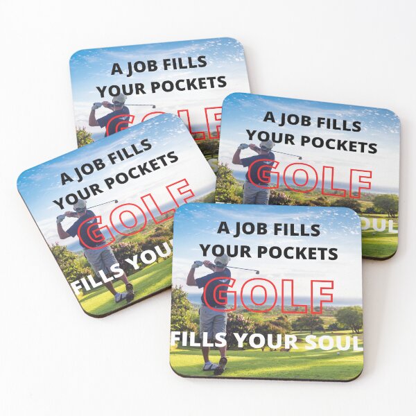 Item preview, A Job Fills Your Pocket But GOLF Fills Your Soul designed and sold by GolfUniverse.