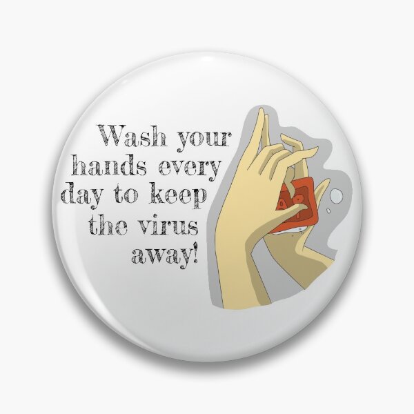 Item preview, Wash your hands every day to keep the virus away designed and sold by introvertcafe.