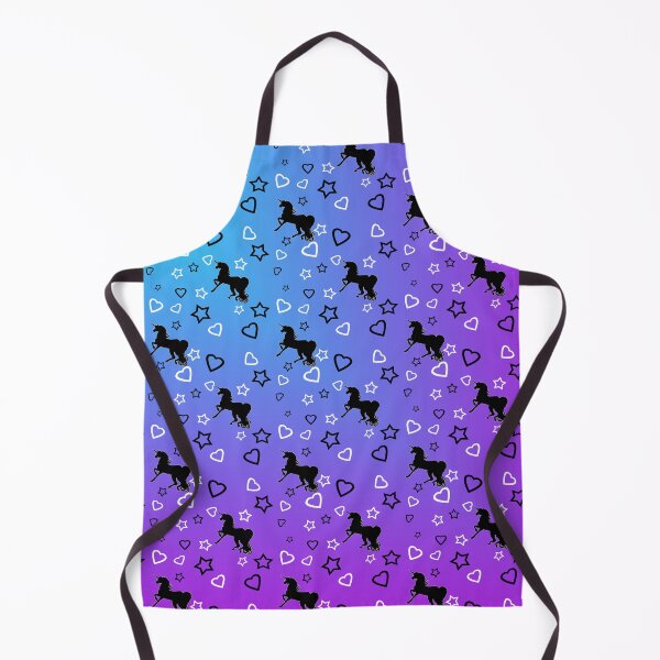 Item preview, Black Unicorn Pattern (Blue & Pink) designed and sold by blakcirclegirl.