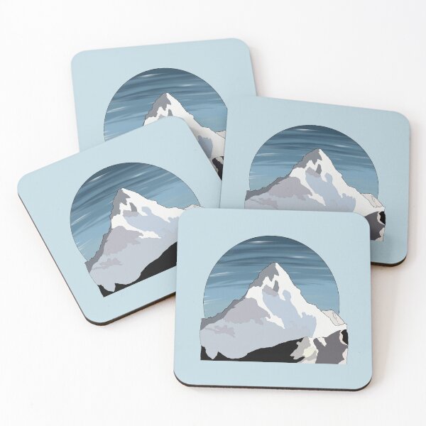 Artikelvorschau, Mount Everest Cartoon entworfen und verkauft von Silver Secret.