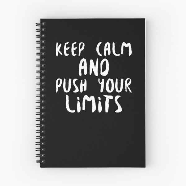 Item preview, Keep calm and push your limits-white designed and sold by josephsteez.