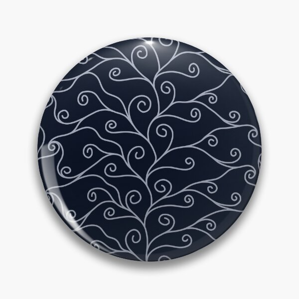 Item preview, Silver Swirls, Blue Silk designed and sold by StephOBrien.
